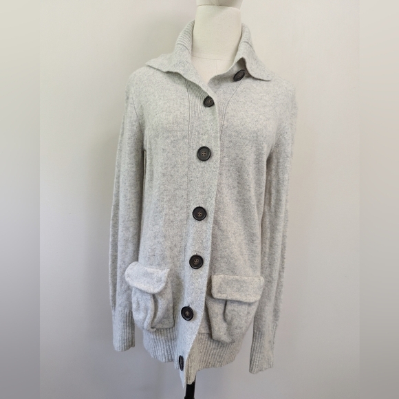 J.Crew Wool Cashmere Blend Cargo Cardigan Sweater - Picture 1 of 10